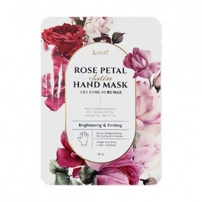 PETITFEE & KOELF Укрепляющая маска-перчатки для рук Rose Petal Satin Hand Mask, 16 г - фото N1