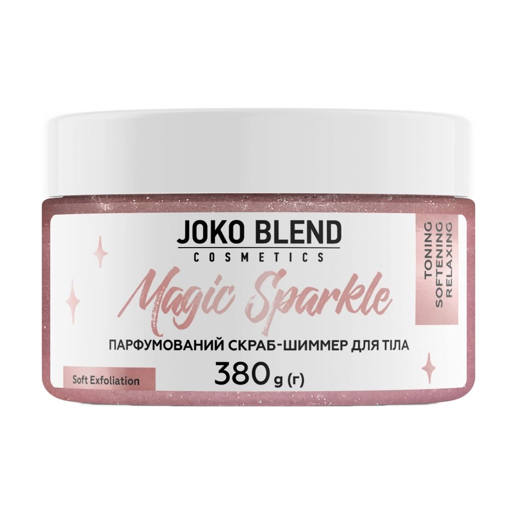 Joko Blend Парфумований cкраб-шиммер для тіла Magic Sparkle Body Shimmer Scrub, 380 г - фото N2