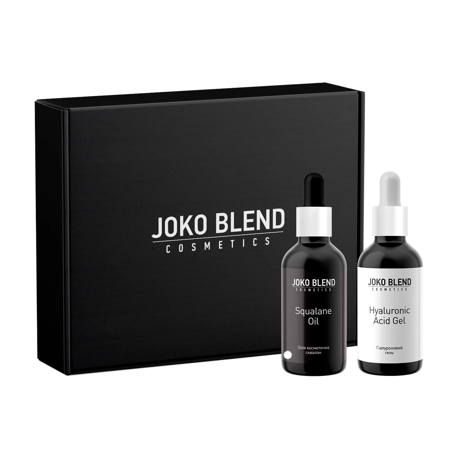 Joko Blend Комплекс для обличчя Face Care (гiалуроновий гель для обличчя Hyaluronic Acid Gel i косметична олiя Squalane Oil), 60 мл - фото N1