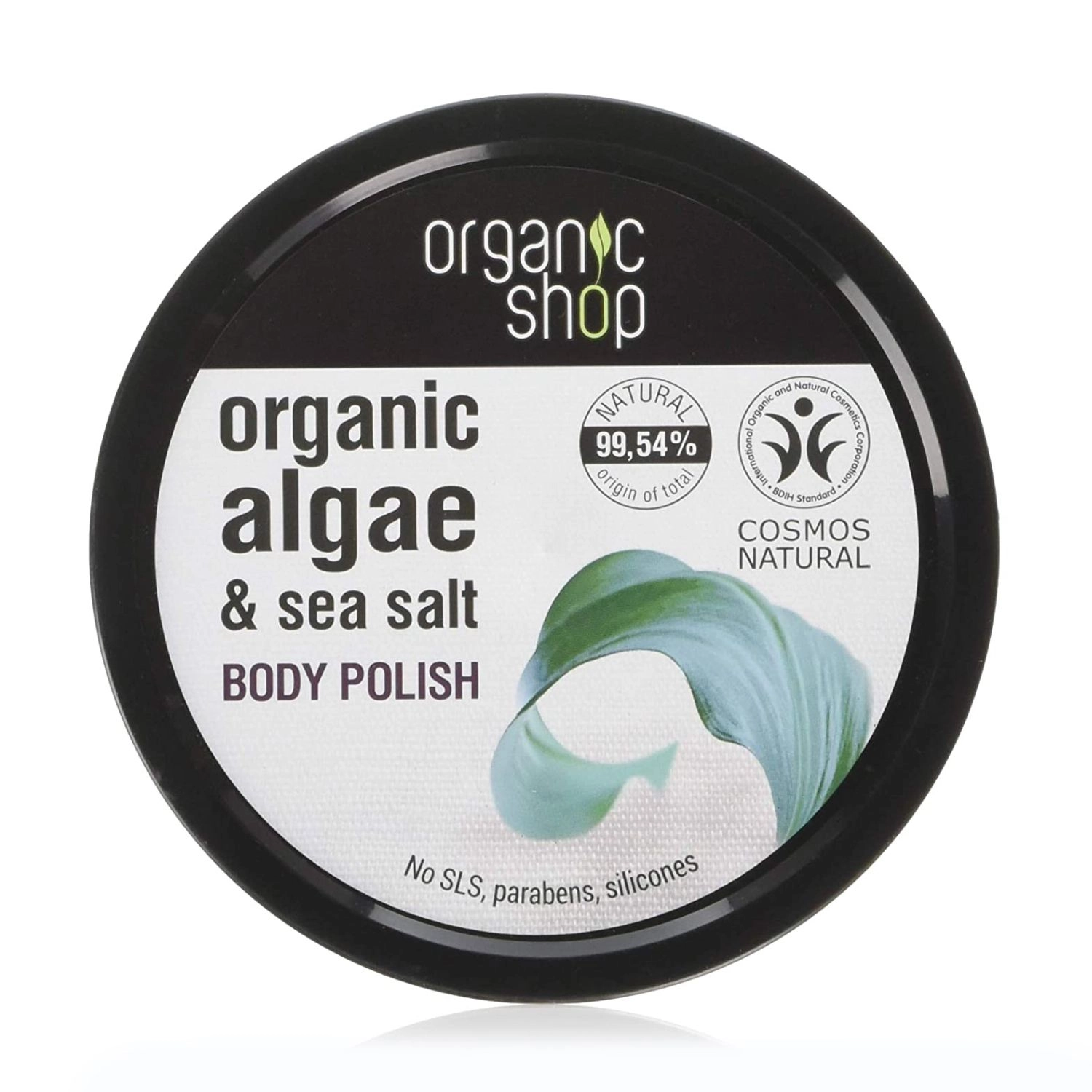 Organic Shop Скраб для тіла Body Scrub Organic Algae Salt Атлантичні водорості, 250 мл - фото N2