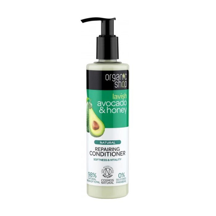 Organic Shop Бальзам для волосся Lavish Avocado & Honey Repairing Conditioner, 280 мл - фото N1