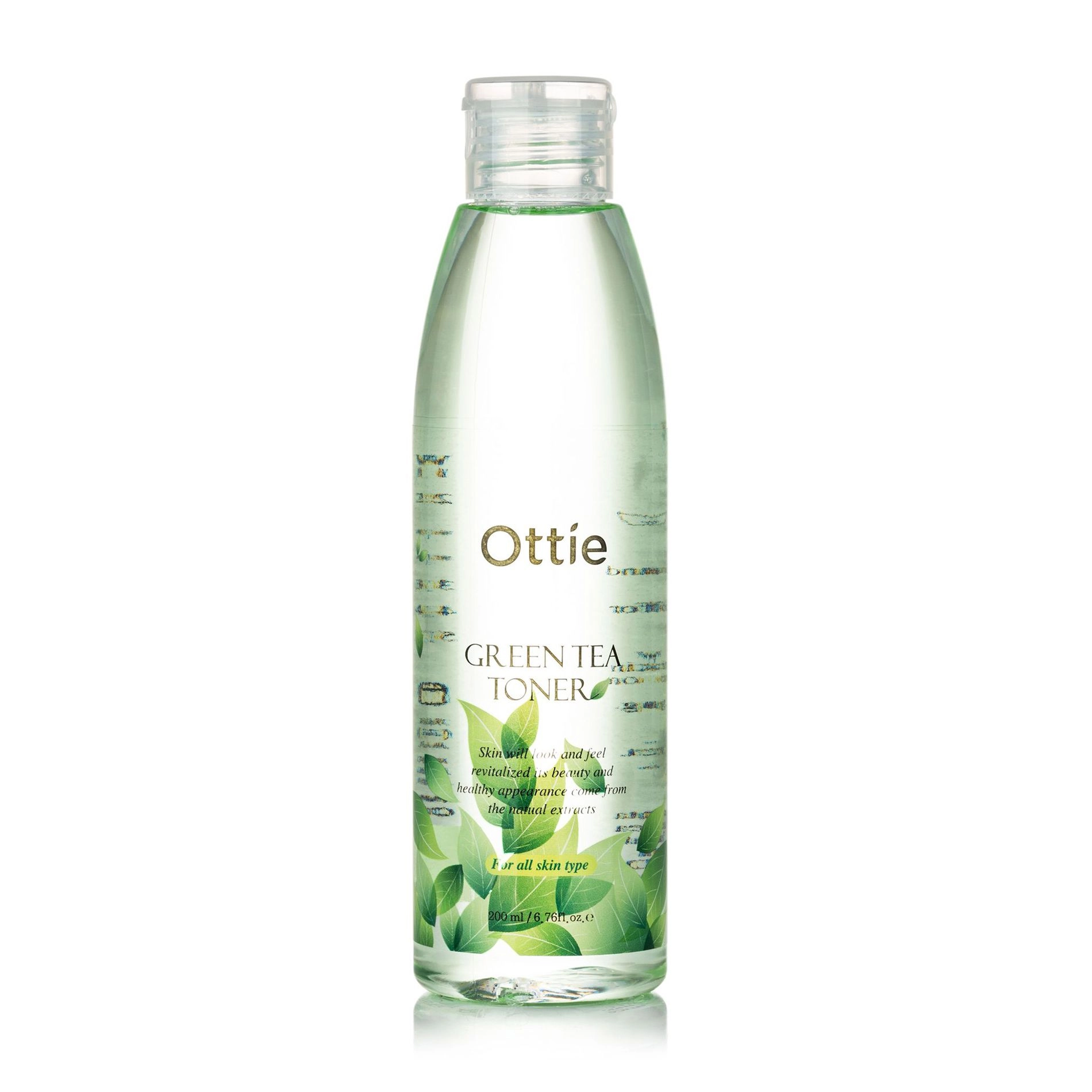 Ottie Тонер для обличчя Green Tea Toner для всіх типів шкіри, 200 мл - фото N1