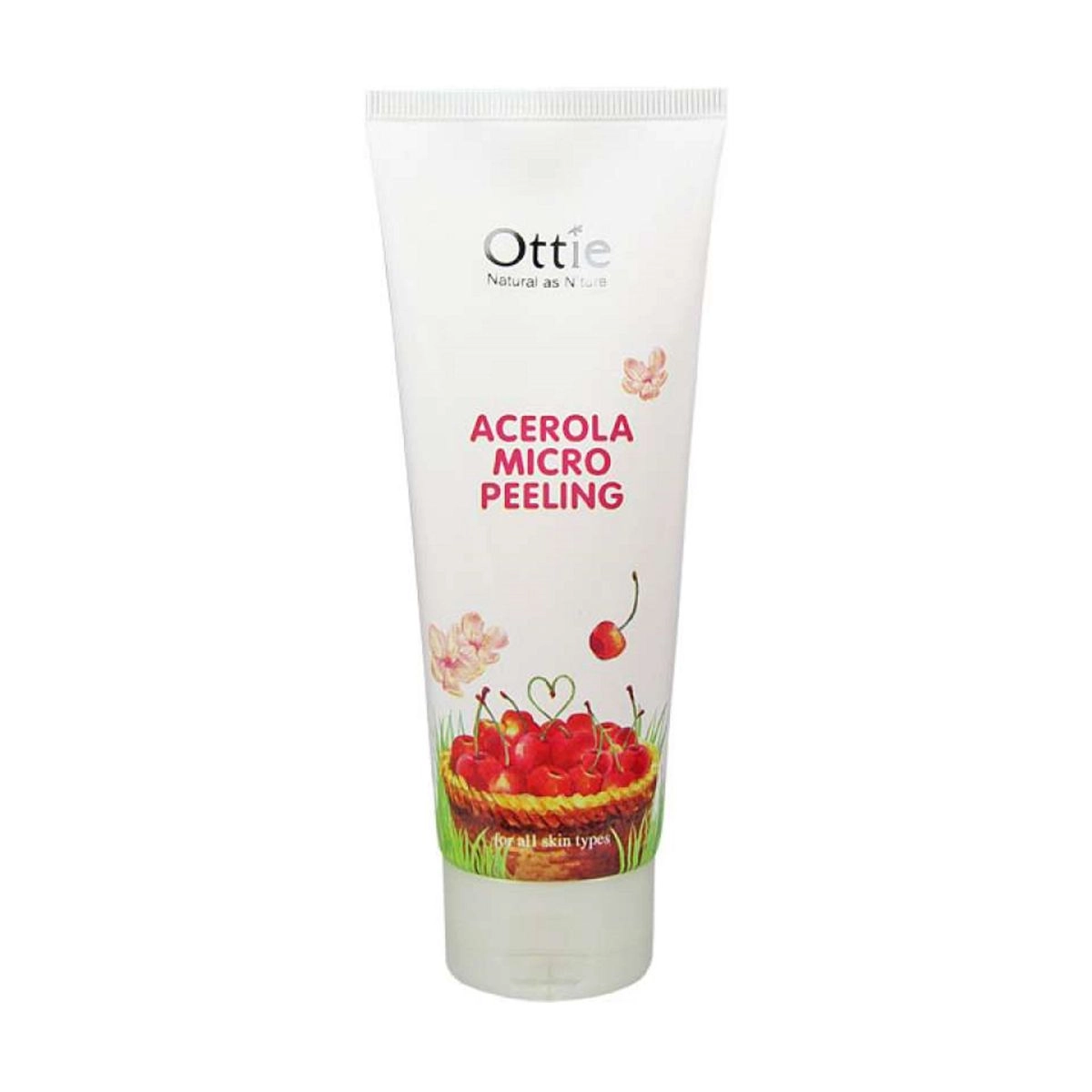 Ottie Пілінг для обличчя Acerola Micro Peeling з натуральною целюлозою та ацеролою, 150 мл - фото N1