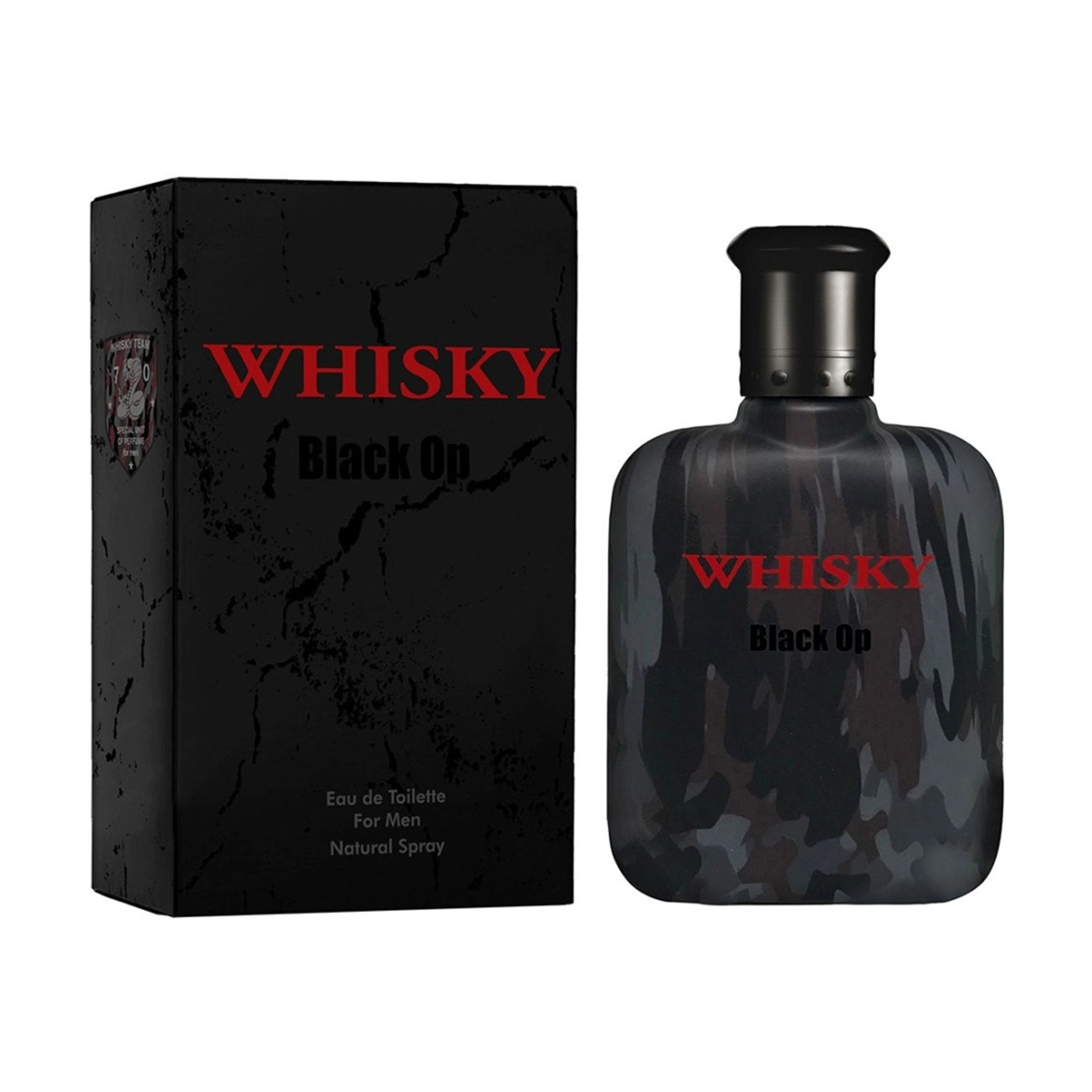 Туалетна вода чоловіча - Evaflor Whisky Black Op, 100 мл - фото N1