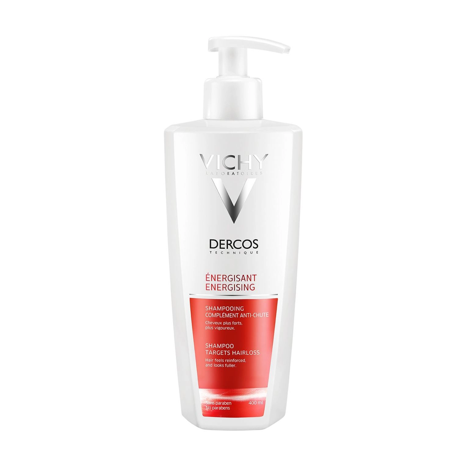 Vichy Тонізувальний шампунь для волосся Dercos Energising Shampoo з амінексилом, 400 мл - фото N1