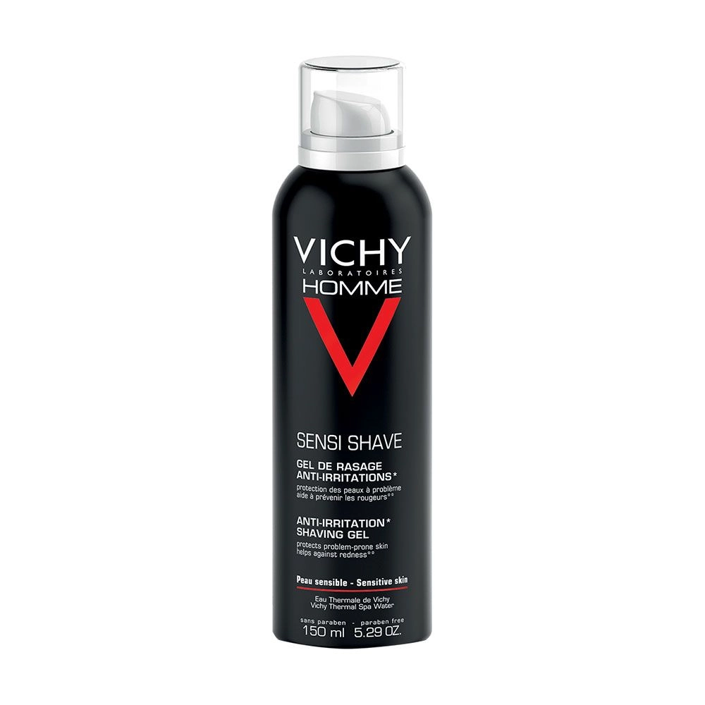 Vichy Гель для гоління Homme Anti-Irritation Shaving Gel для чутливої та проблемної шкіри, 150 мл - фото N1