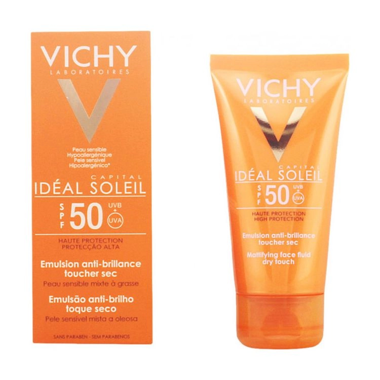 Vichy Сонцезахисна матувальна емульсія для обличчя Capital Soleil Dry Touch Face Fluid SPF 50, 50 мл - фото N2