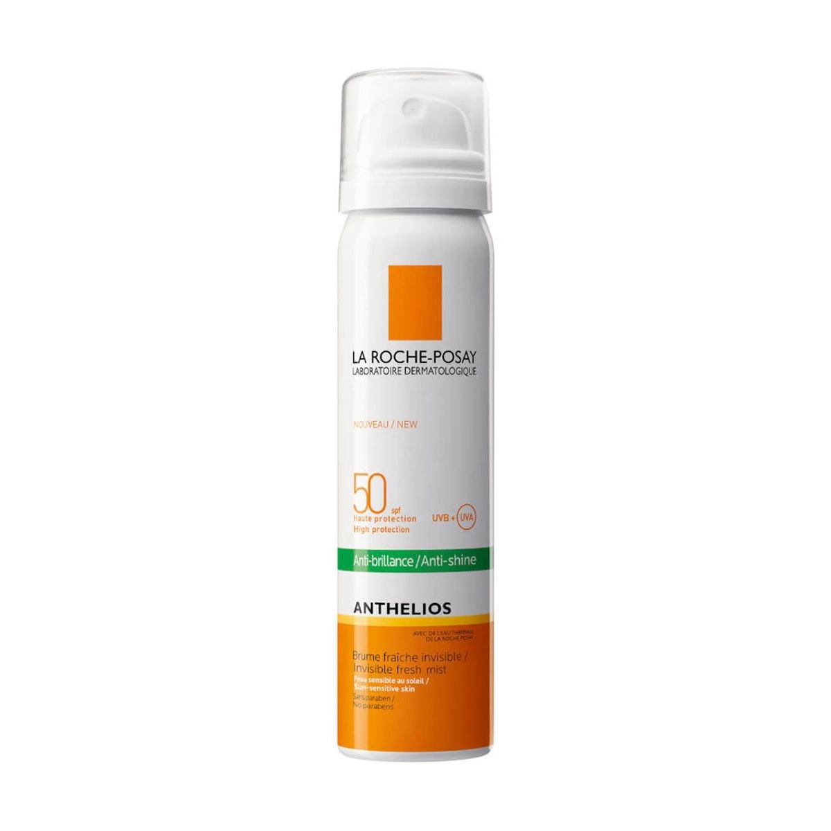 La Roche-Posay Ультралегкий солнцезащитный спрей для лица Anthelios Spray SPF 50+, 75 мл - фото N1