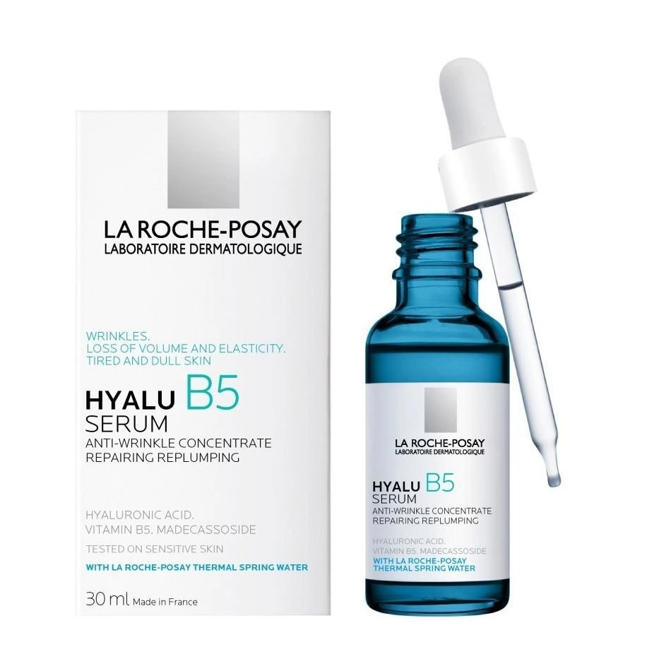 La Roche-Posay Увлажняющая сыворотка La Roche Posay Hyalu B5 Serum для коррекции морщин и восстановление упругости чувствительной кожи, 30 мл - фото N3