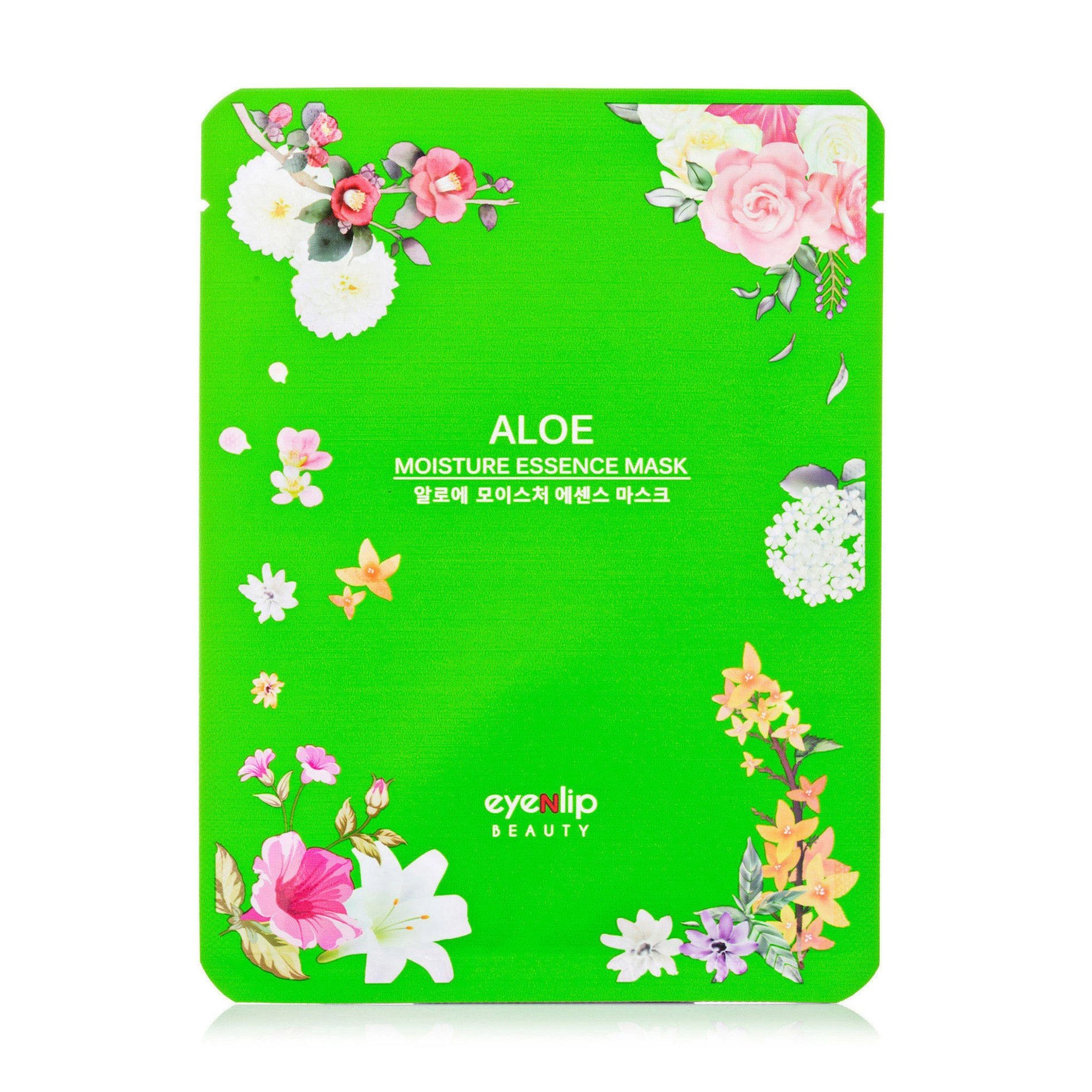 Тканинна маска для обличчя з екстрактом алое - Eyenlip Moisture Essence Mask Aloe, 25 мл, 1 шт - фото N1