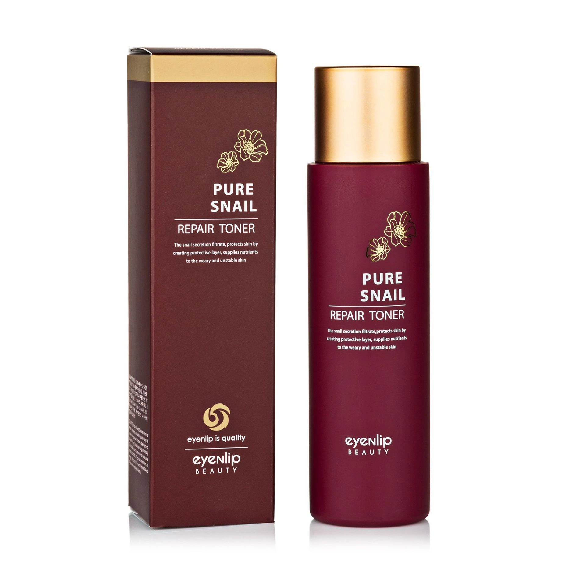 Eyenlip Тонер для обличчя Pure Snail Repair Toner з муцином равлика, 150 мл - фото N1