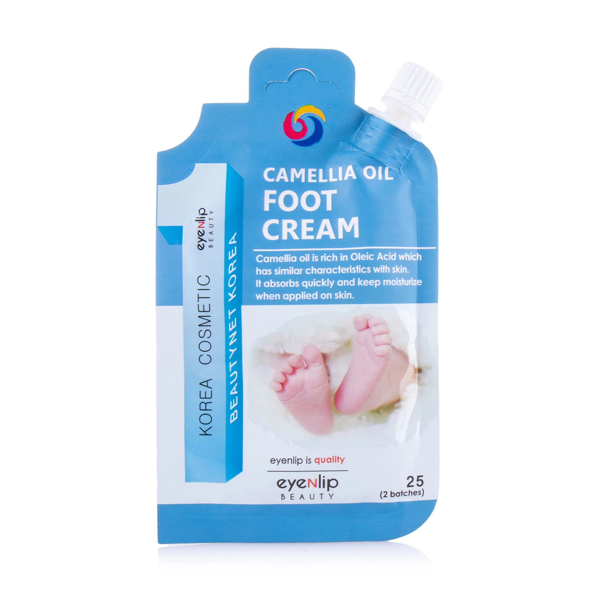 Eyenlip Крем для ніг Camellia Oil Foot Cream з маслом камелії, 25 г - фото N1
