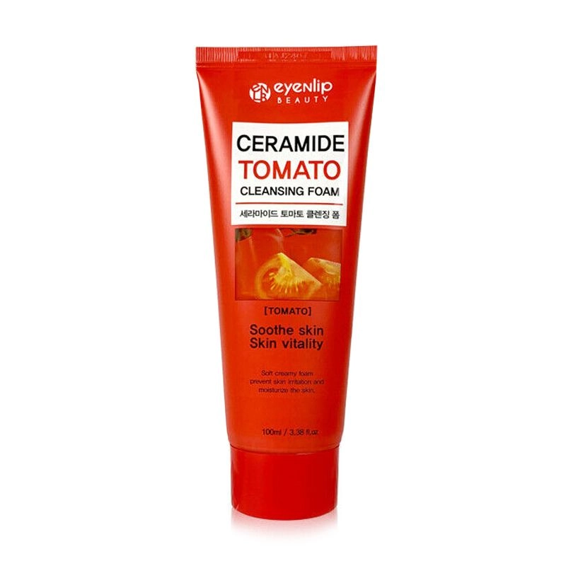Eyenlip Пінка для вмивання Ceramide Tomato Cleansing Foam, 100 мл - фото N1