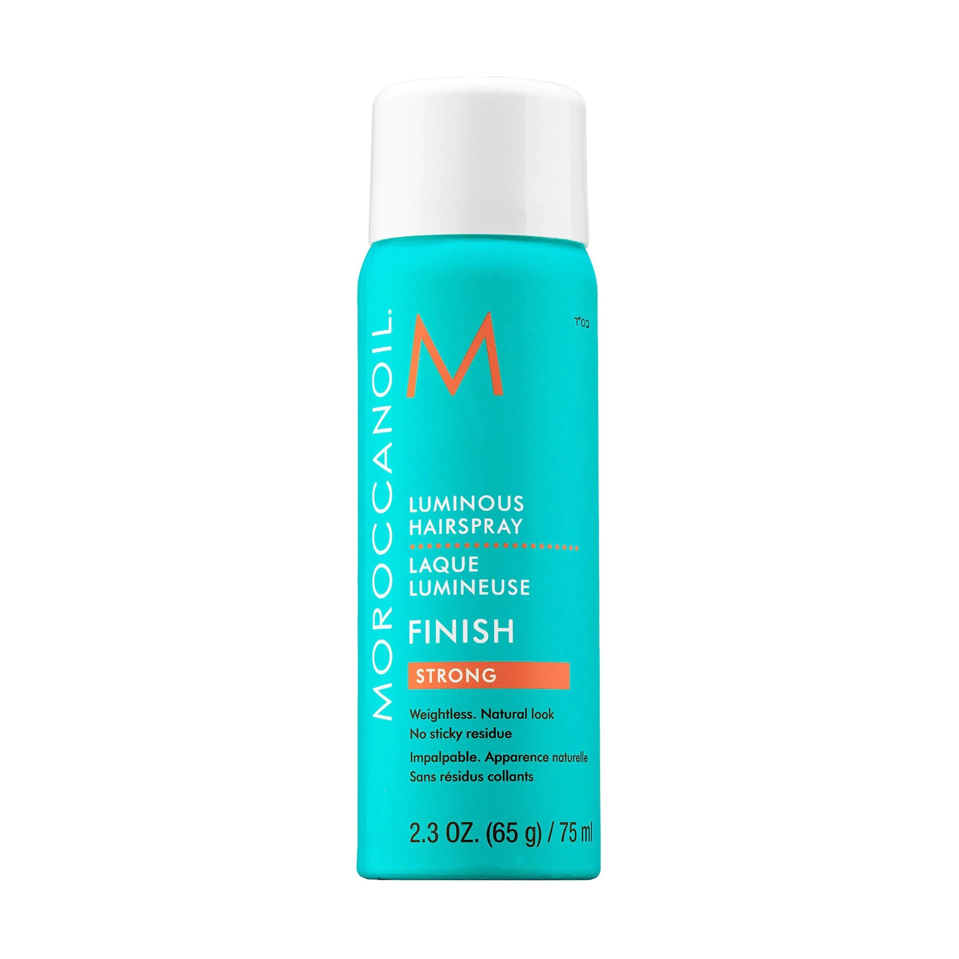 Сияющий лак для волос сильной фиксации - Moroccanoil Finish Luminous Hairspray Strong, 75 мл - фото N1