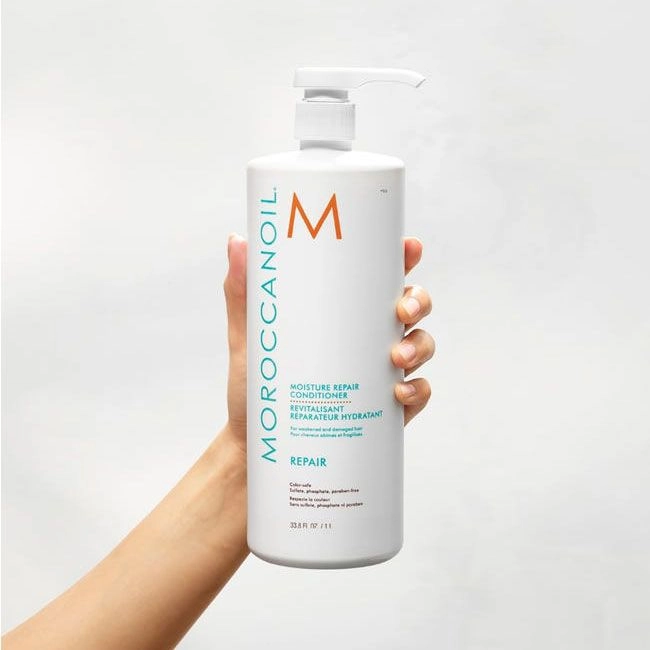 Увлажняющий кондиционер для восстановления волос - Moroccanoil Moisture Repair Conditioner, 1000 мл - фото N3