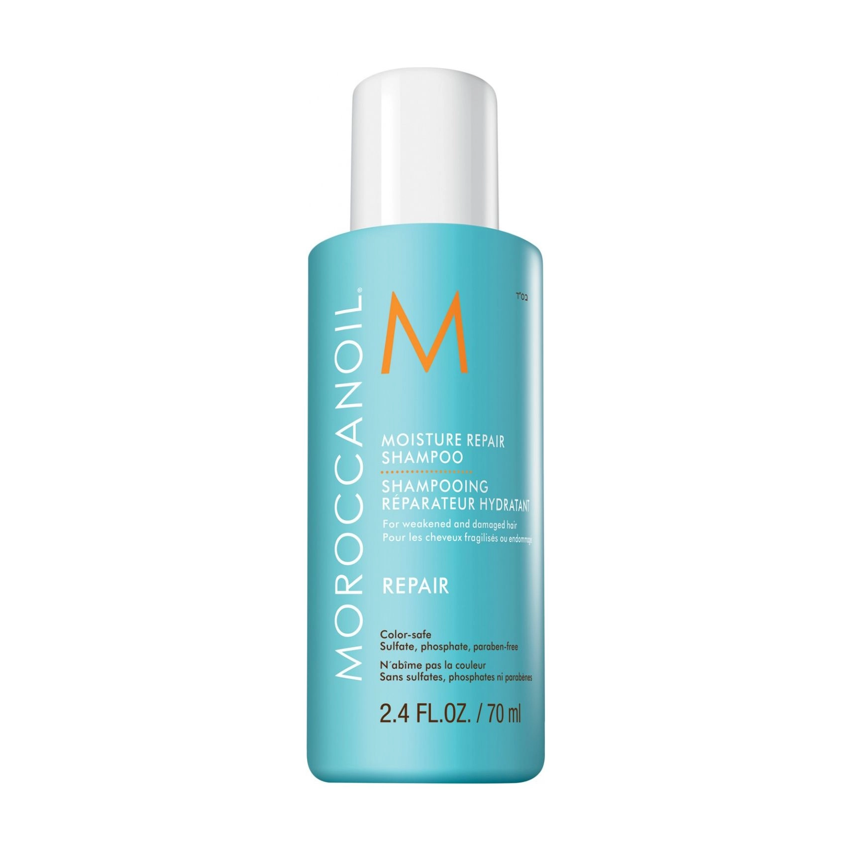 Зволожуючий шампунь для відновлення волосся - Moroccanoil Moisture Repair Shampoo, 70 мл - фото N1