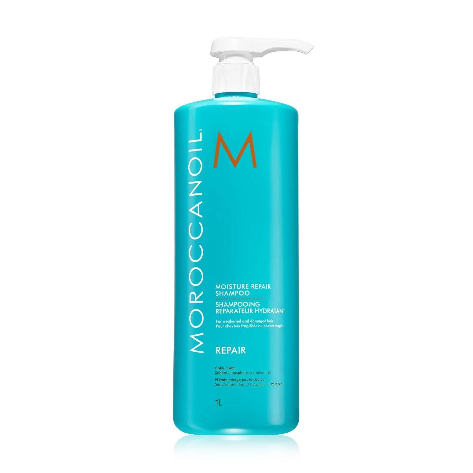 Зволожуючий шампунь для відновлення волосся - Moroccanoil Moisture Repair Shampoo, 1000 мл - фото N1
