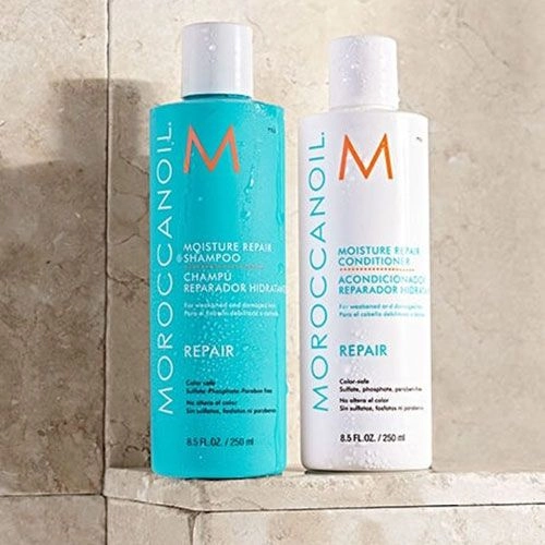 Увлажняющий шампунь для восстановления волос - Moroccanoil Moisture Repair Shampoo, 250 мл - фото N4