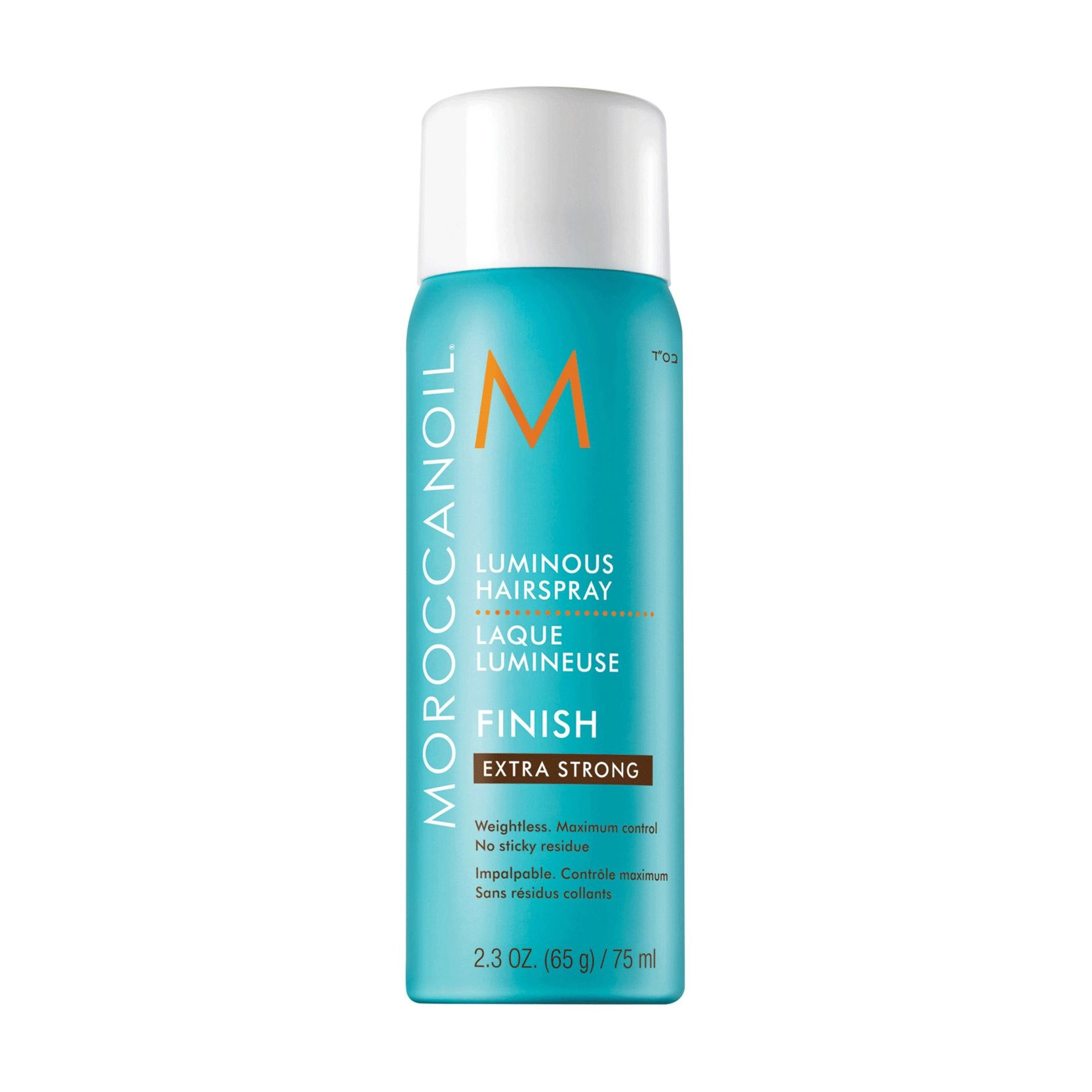 Сияющий лак для волос экстрасильной фиксации - Moroccanoil Finish Luminous Hairspray Extra Strong, 75 мл - фото N1