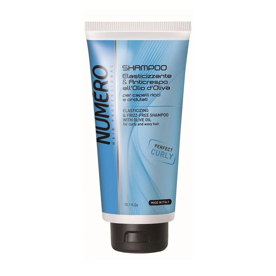 Brelil Шампунь Numero Elasticizing & Frizz-Free Shampoo з оливковою олією, для кучерявого волосся - фото N1