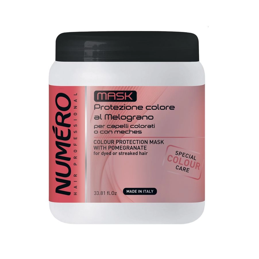 Brelil Маска NUMERO для захисту кольору волосся з екстрактом граната 1000 мл - фото N1