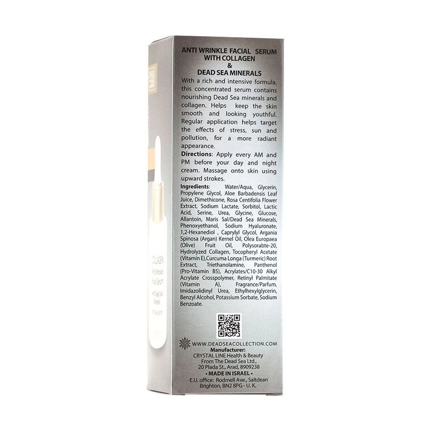 Dead Sea Collection Сироватка для обличчя Collagen Anti-Wrinkle Facial Serum проти зморшок, 30 мл - фото N4