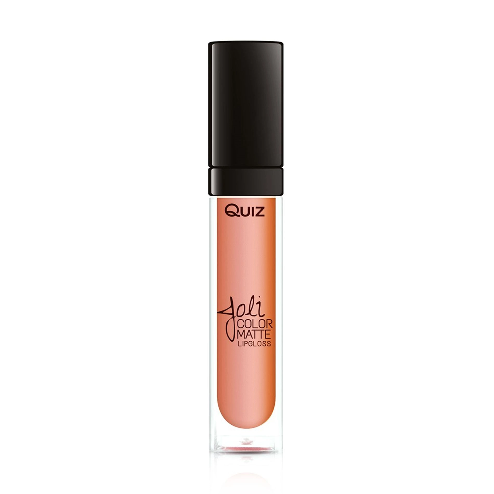 Quiz Матовый блеск для губ Cosmetics Joli Color Matte Lipgloss 41 Gold Rose, 7 мл - фото N1