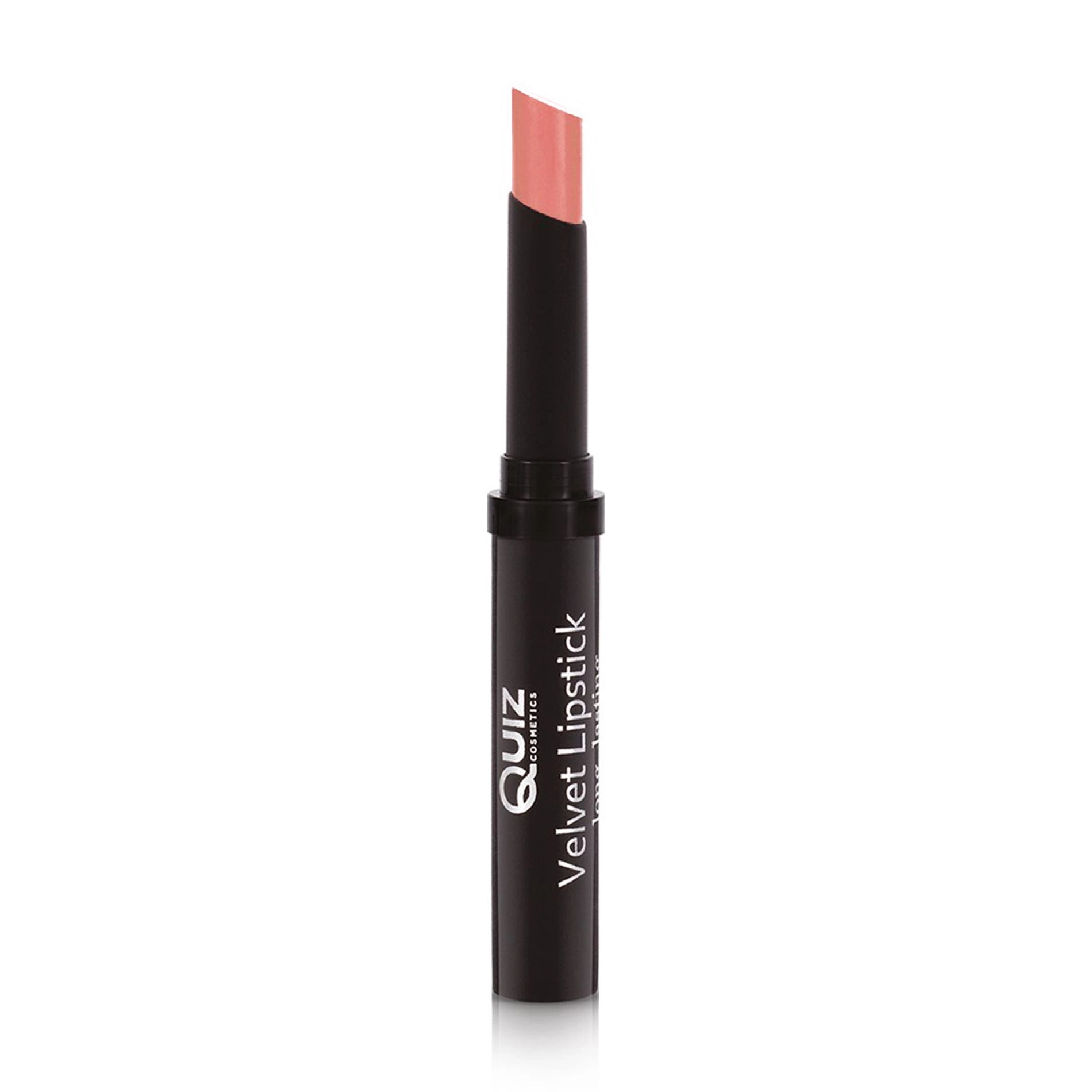 Quiz Стійка помада для губ Cosmetics Velvet Lipstick Long Lasting 100 Caramel Glam, 3 г - фото N1