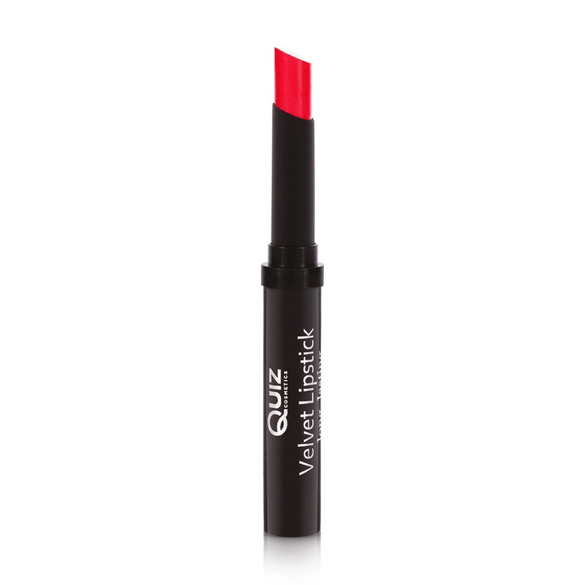 Quiz Стійка помада для губ Cosmetics Velvet Lipstick Long Lasting 110 Perfect Red, 3 г - фото N1