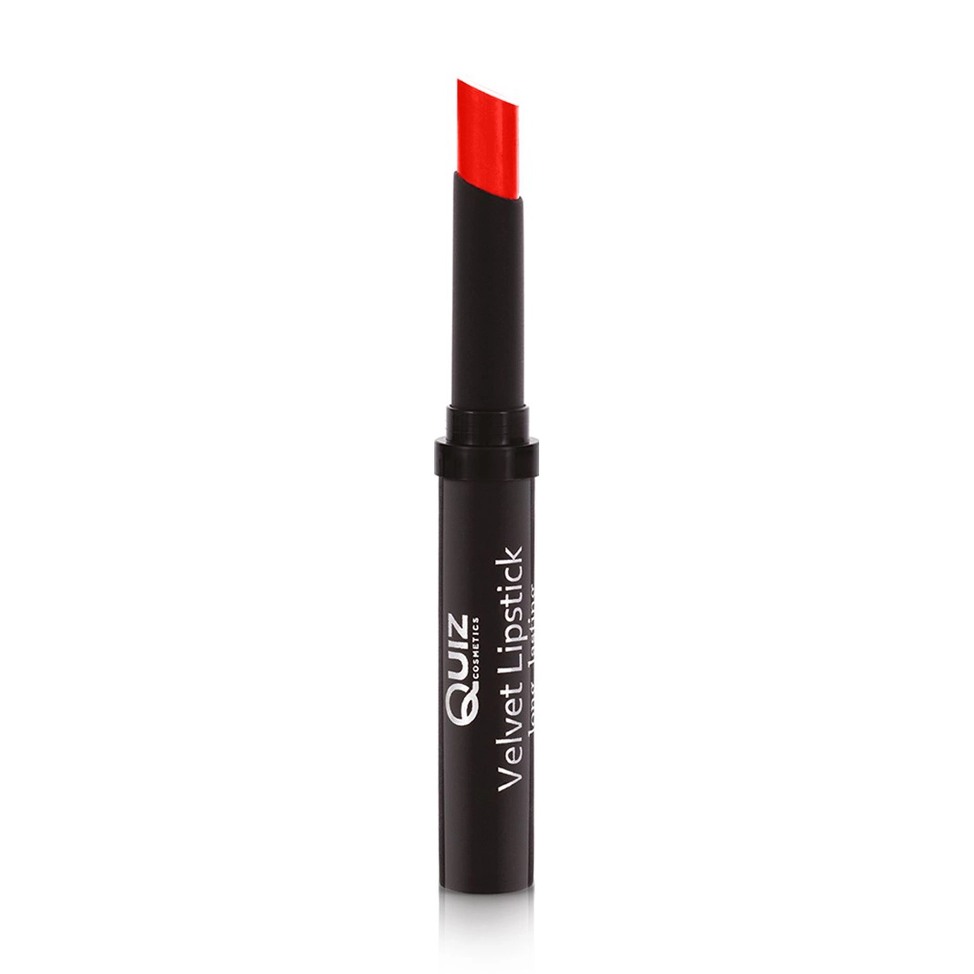 Quiz Стійка помада для губ Cosmetics Velvet Lipstick Long Lasting 112 Red Supreme, 3 г - фото N1
