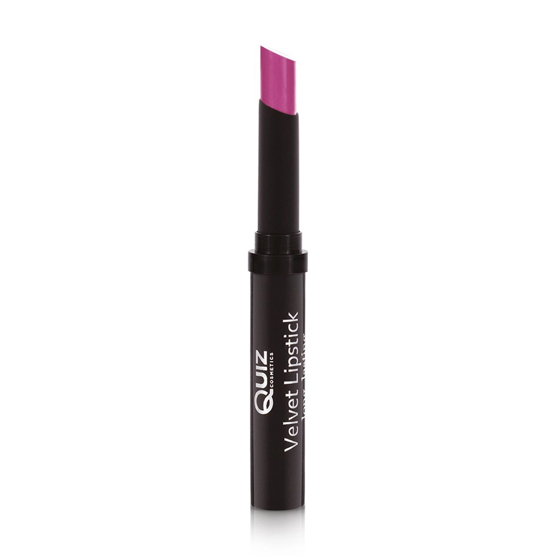 Quiz Стійка помада для губ Cosmetics Velvet Lipstick Long Lasting 107 Royal Raspberry, 3 г - фото N1