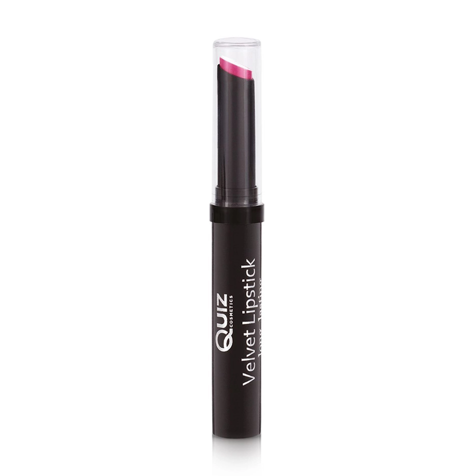 Quiz Стойкая помада для губ Cosmetics Velvet Lipstick Long Lasting 108 Charming Pink, 3 г - фото N2