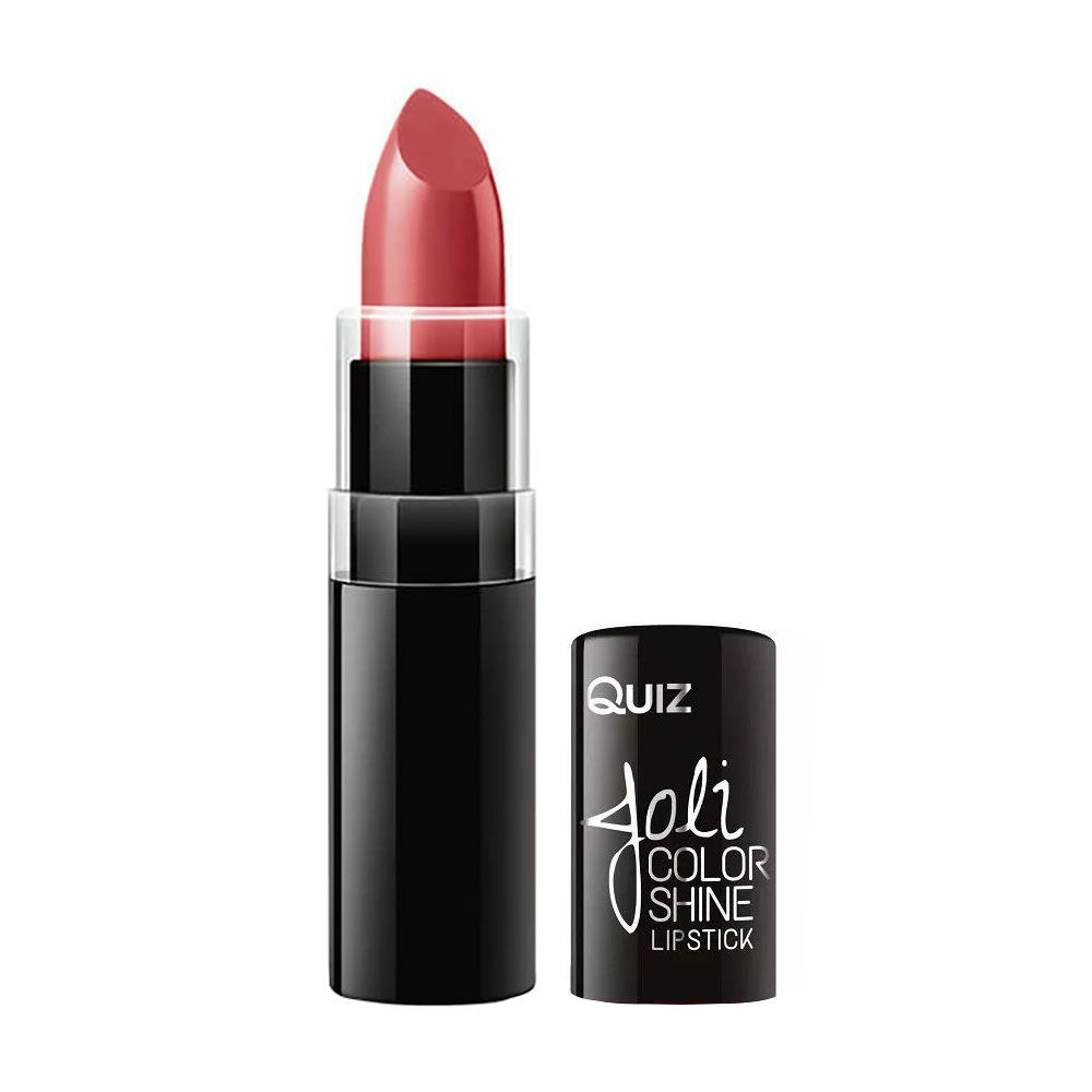 Quiz Стійка помада для губ Cosmetics Joli Color Shine Long Lasting Lipstick 101 Truffle 4.2 г - фото N1