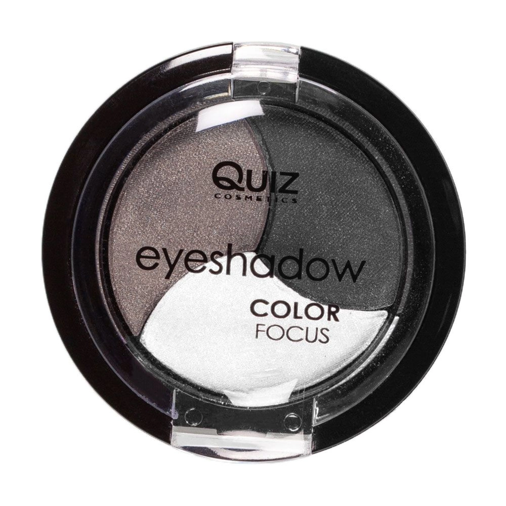 Quiz Тіні для повік Cosmetics Color Focus Eyeshadow 3-колірні, тон 300, 4 г - фото N1