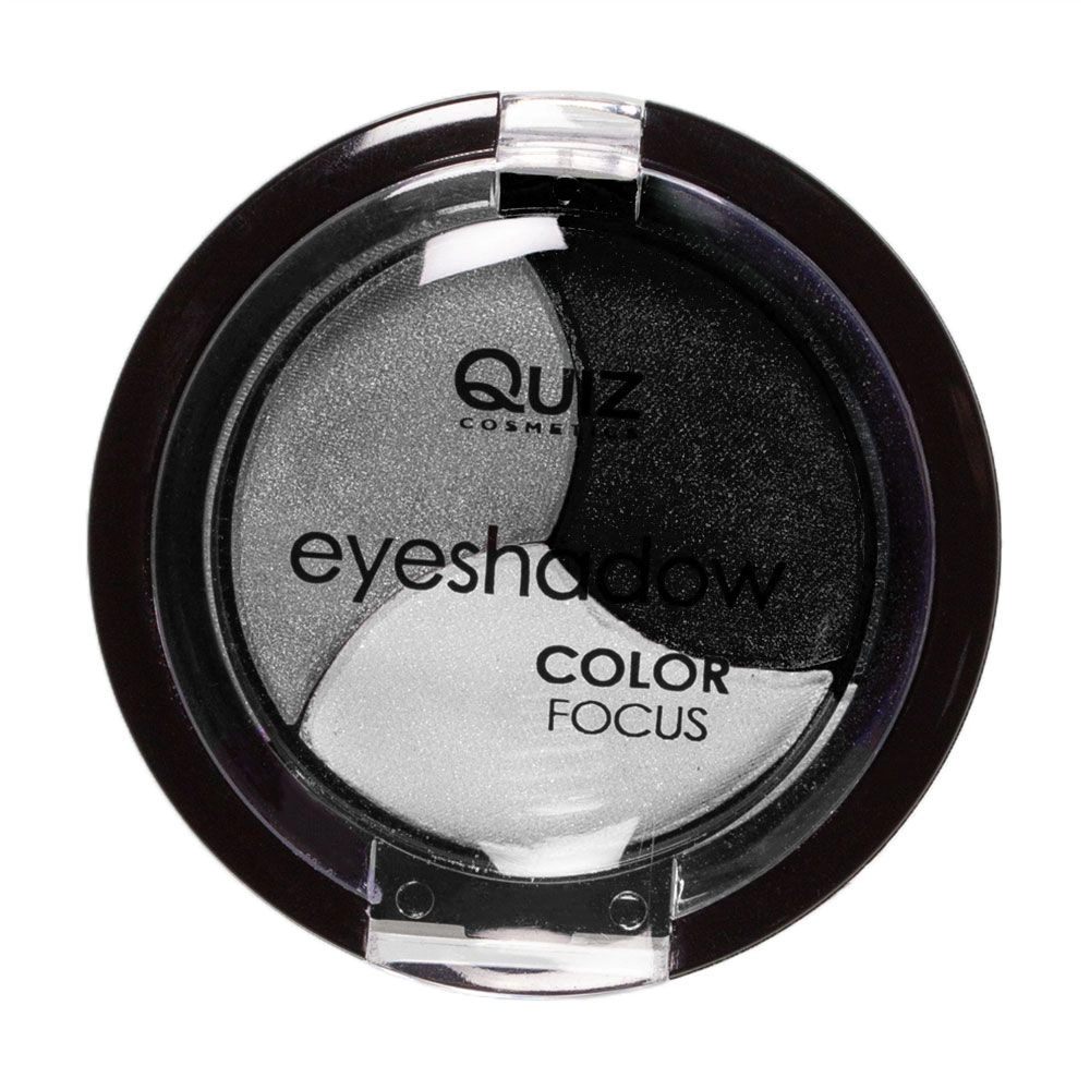 Quiz Тени для век Cosmetics Color Focus Eyeshadow 3-цветные, тон 302, 4 г - фото N1