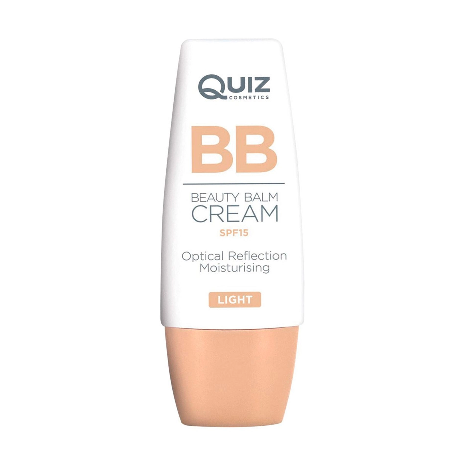 Quiz Тональний BB-крем для обличчя Cosmetics BB Beauty Balm Cream SPF15, 01 Light, 30 мл - фото N1
