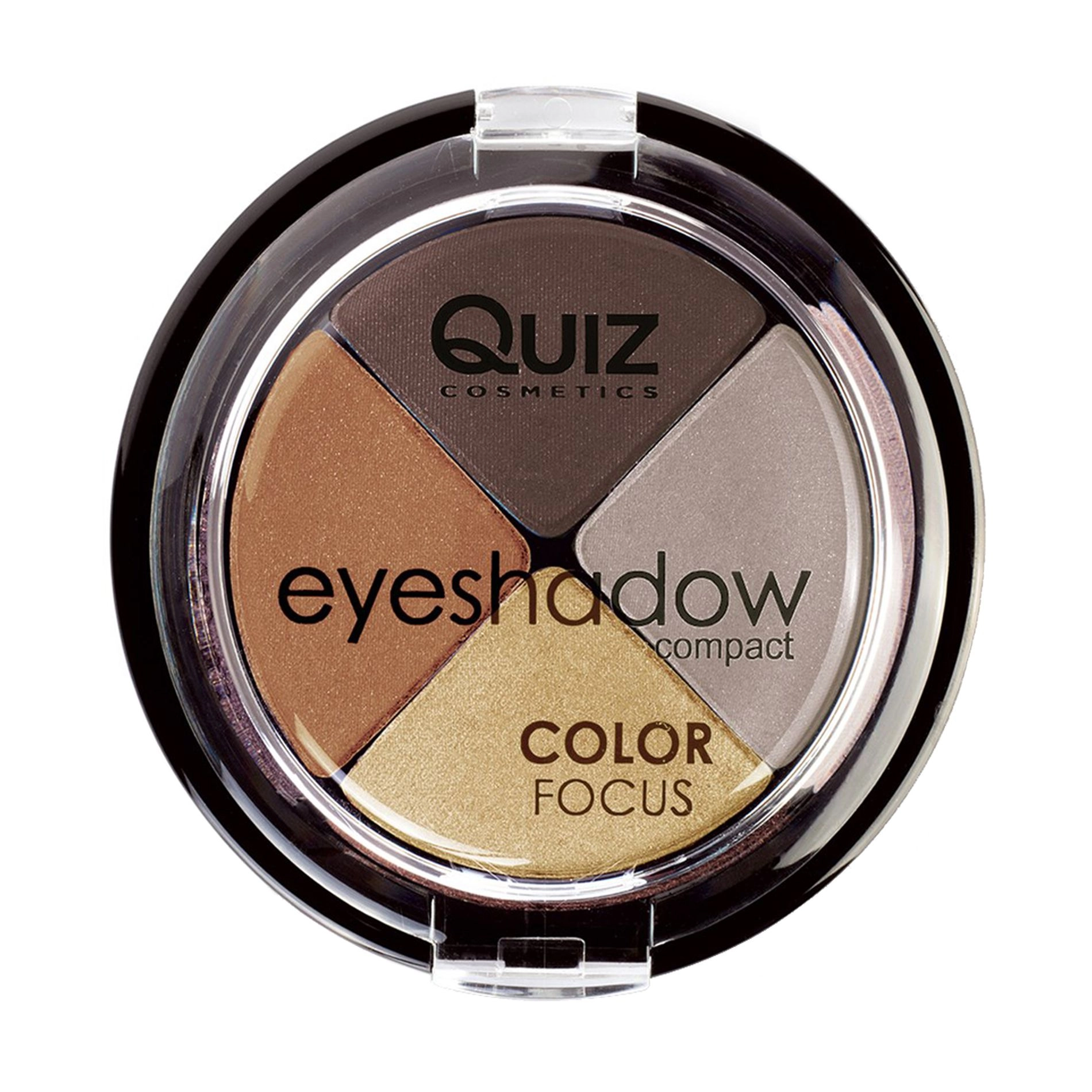 Quiz Тіні для повік Cosmetics Color Focus 4-кольорові, 453, 10 г - фото N1