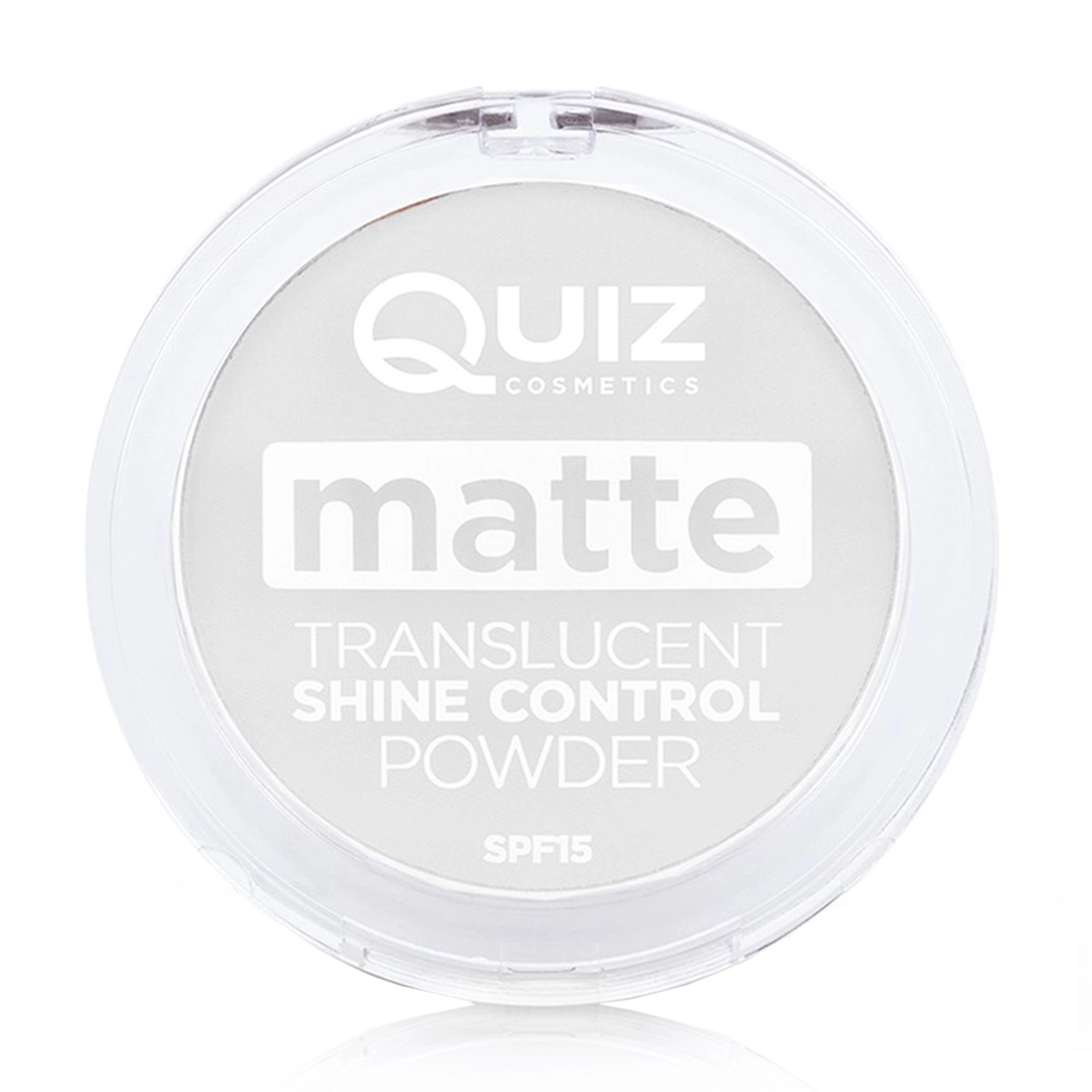 Quiz Матирующая пудра для лица Cosmetics Matte Translucent Shine Control Powder Контроль блеска, SPF 15, White, 12 г - фото N1