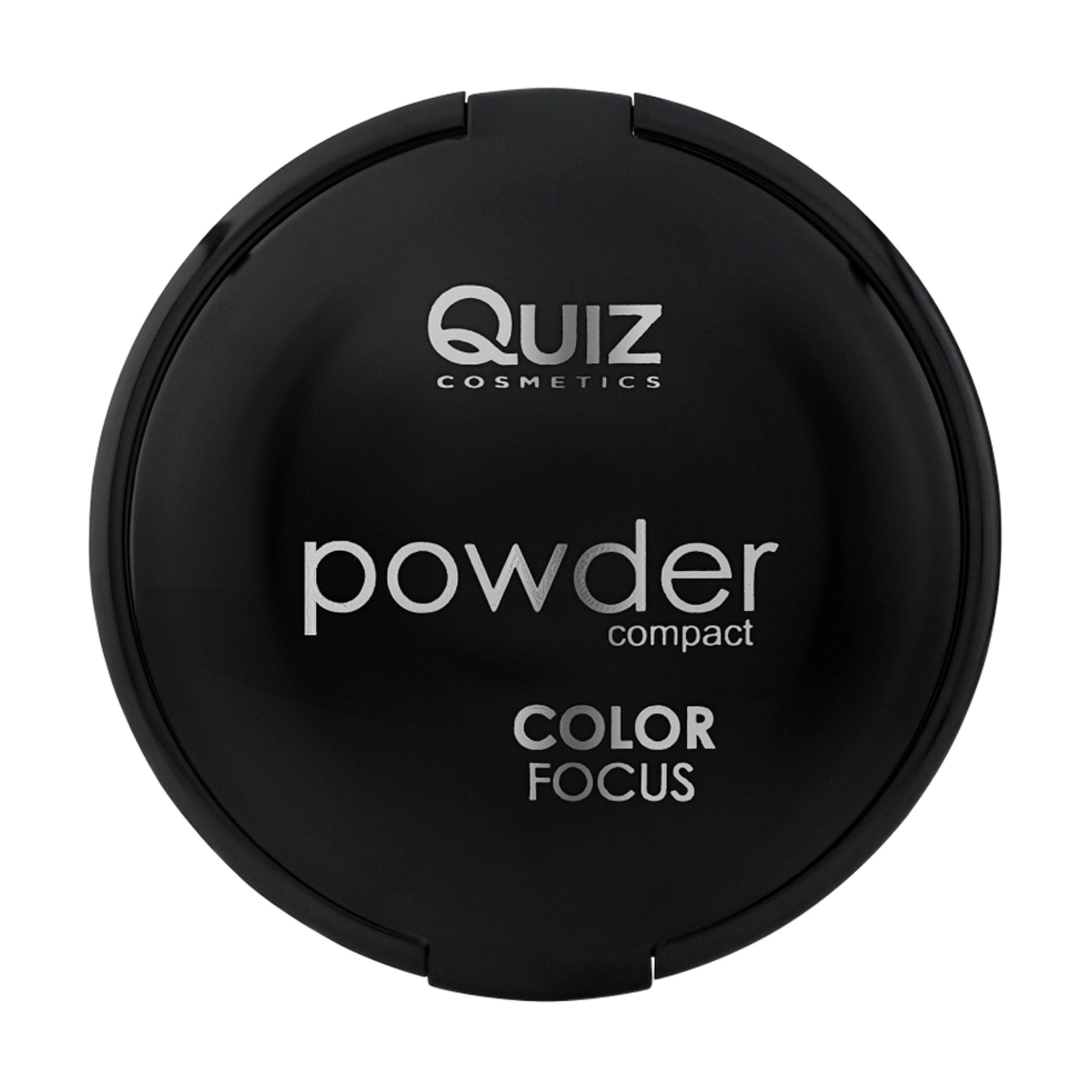 Quiz Компактна пудра для обличчя Cosmetics Color Focus з дзеркалом 60 Light Amber, 12 г - фото N2