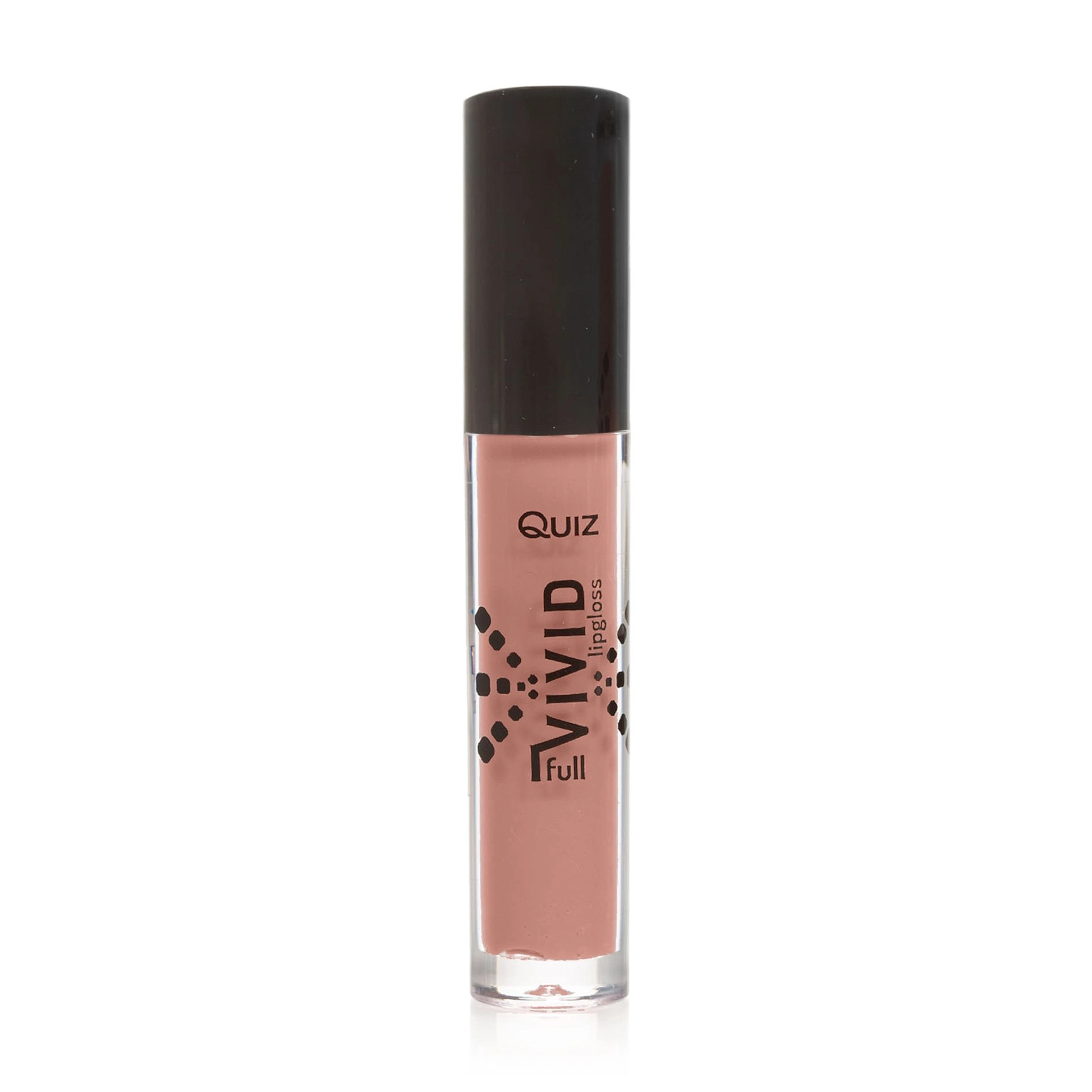 Quiz Увлажняющий блеск для губ Cosmetics Vivid Full Brilliant Lipgloss 56 Gold Cinnamon, 5 мл - фото N1