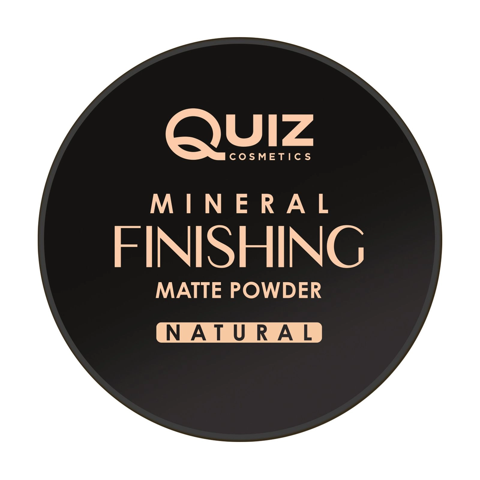 Quiz Мінеральна матувальна пудра для обличчя Cosmetics Mineral Finishing Matte Powder 01 Natural, 5 г - фото N1