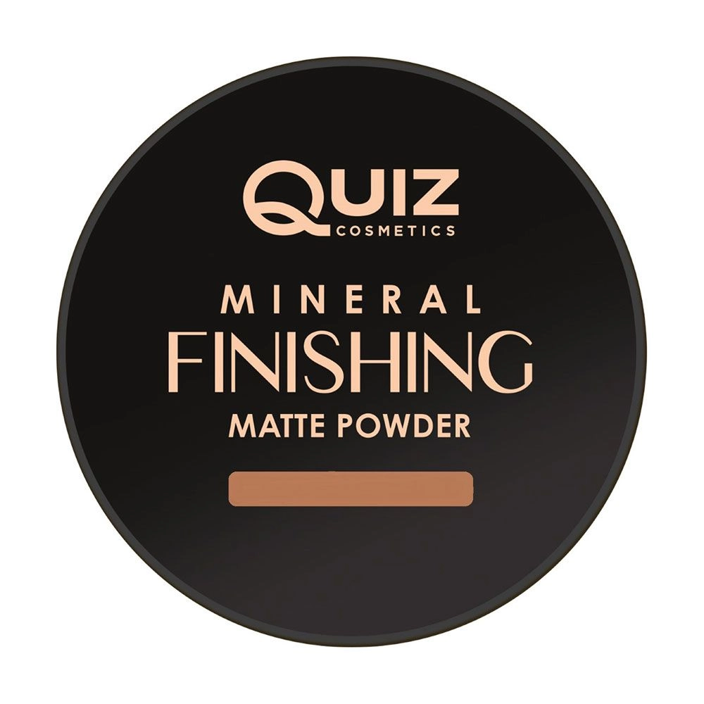 Quiz Мінеральна матувальна пудра для обличчя Cosmetics Mineral Finishing Matte Powder 02 Beige, 5 г - фото N1