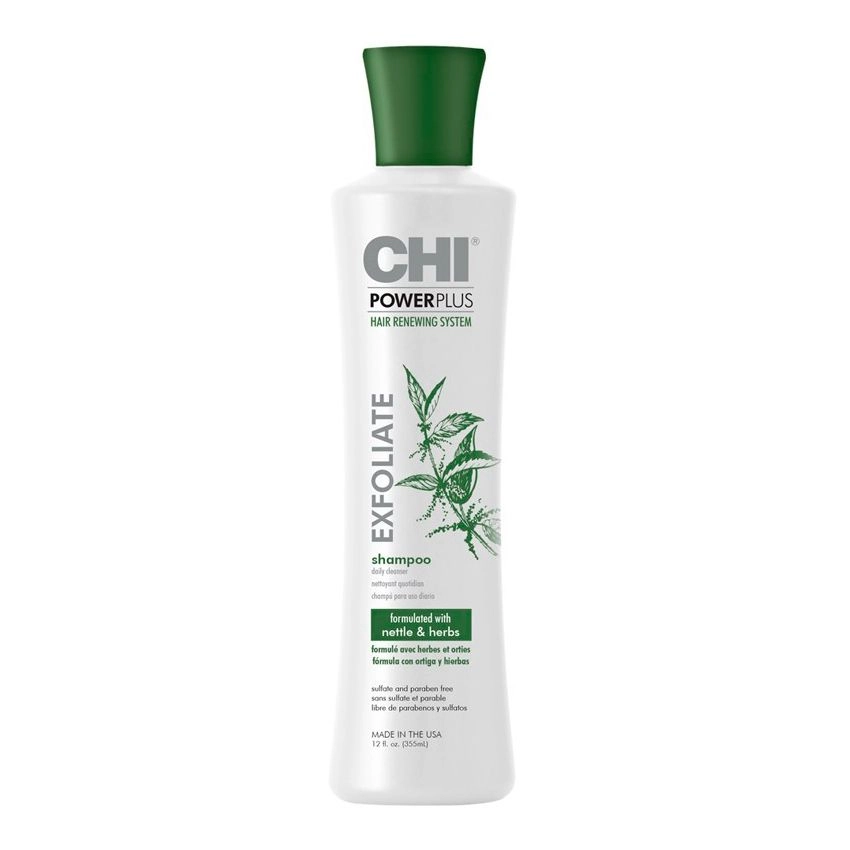Стимулирующий шампунь-эксфолиант для волос - CHI Power Plus Exfoliate Shampoo, 355 мл - фото N1