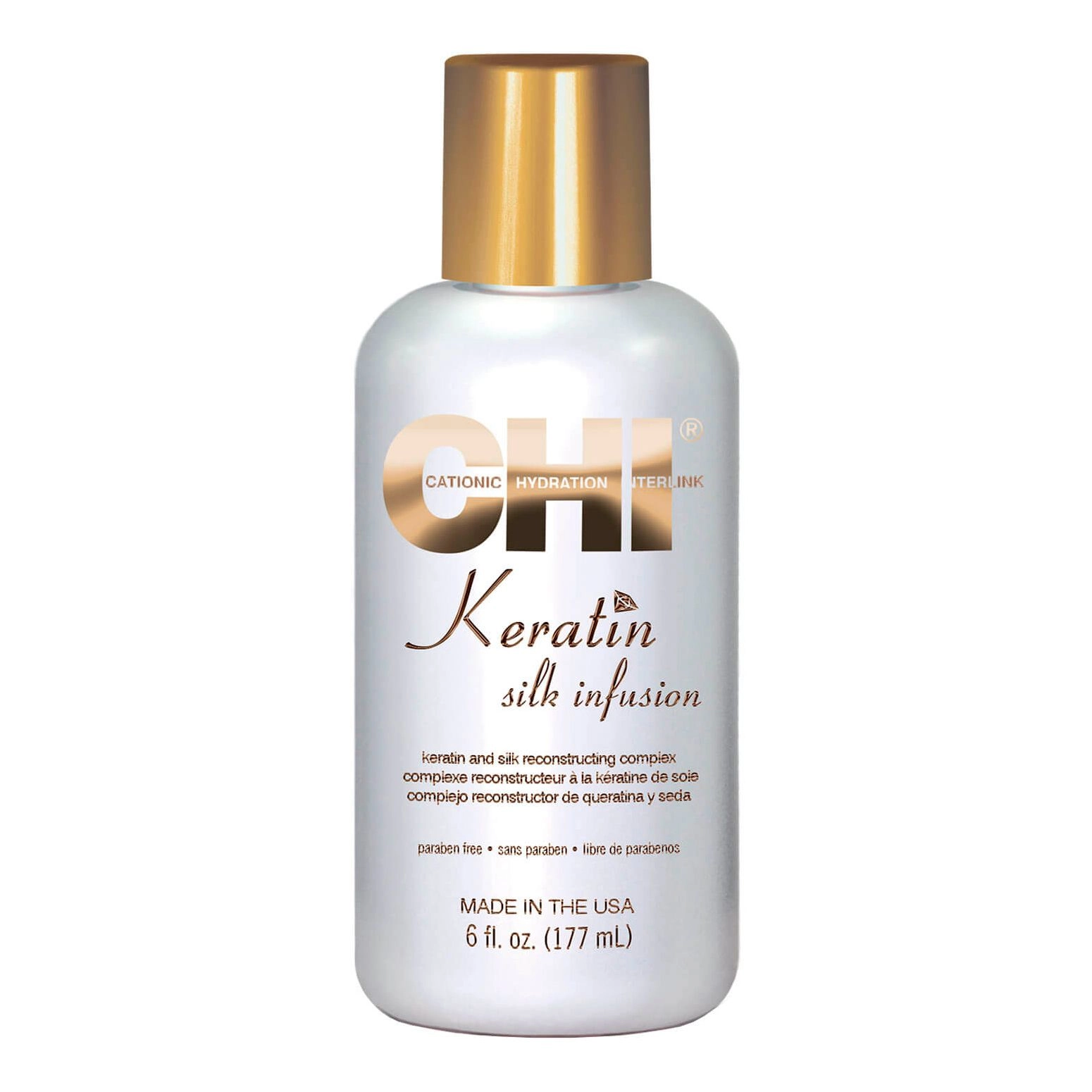 Жидкий шелк для волос - CHI Keratin Silk Infusion, 177 мл - фото N2