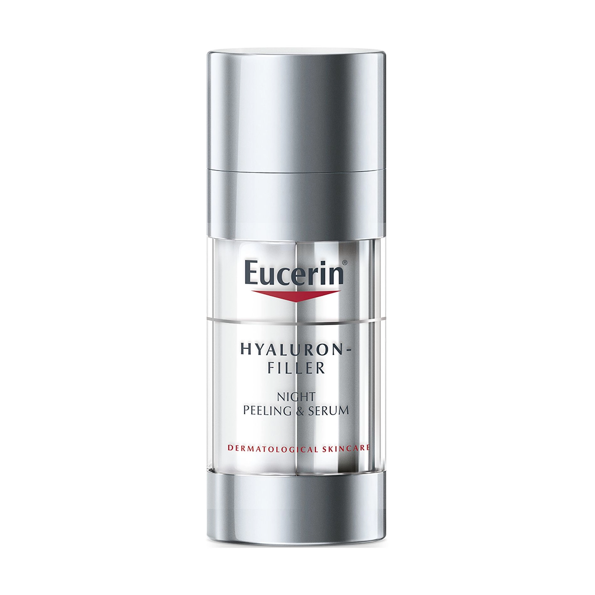 Eucerin Нічна сироватка та пілінг для обличчя Hyaluron-Filler Night Peeling & Serum, 30 мл - фото N2