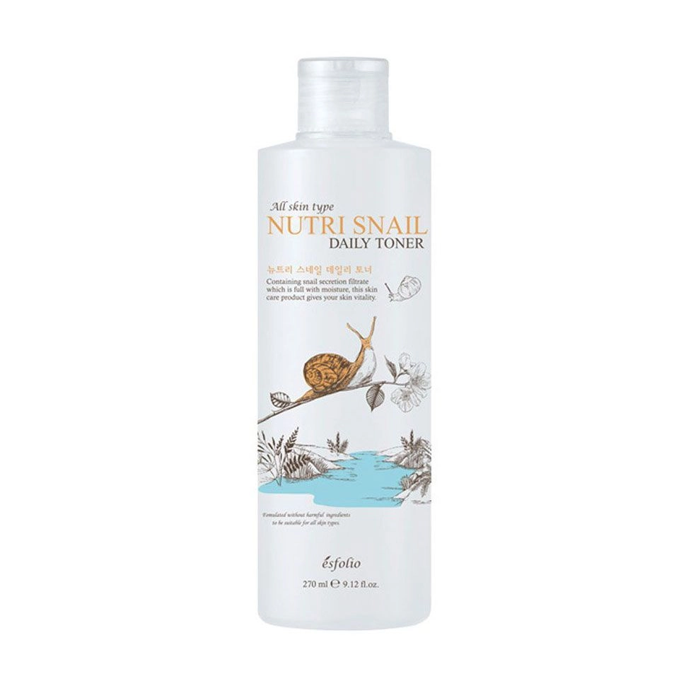 Esfolio Тонер для лица Nutri Snail Daily Toner с муцином улитки, 270 мл - фото N1