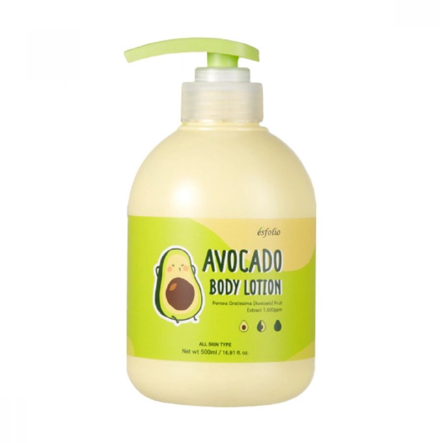 Esfolio Лосьйон для тіла Avocado Body Lotion з екстрактом авокадо, 500 мл - фото N1