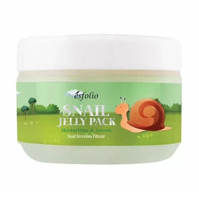 Esfolio Гель-маска для обличчя Snail Shape Memory Jelly Pack з муцином равлика, 100 мл - фото N2