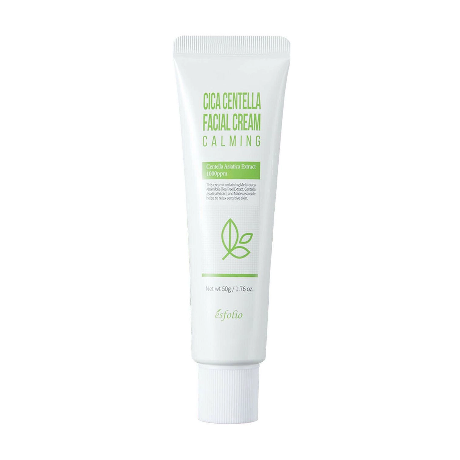 Esfolio Заспокійливий крем для обличчя Cica Centella Facial Cream з центелою азіатською, 50 мл - фото N1