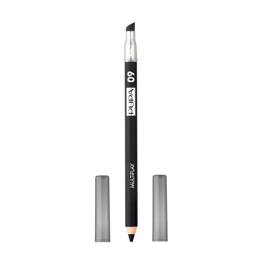 Pupa Олівець для очей Multiplay Eye Pencil з аплікатором, 09 Deep Black, 1.2 г - фото N1